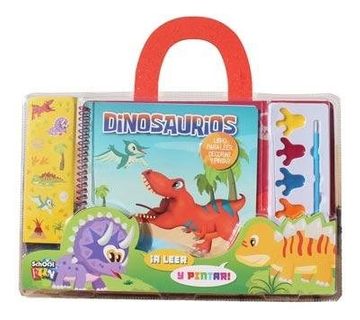 valija dinosaurios a leer y pintar